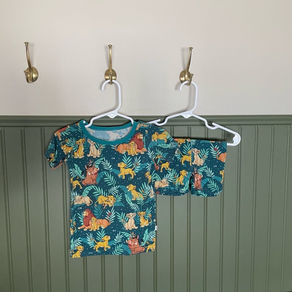 Little Sleepies Lion King Shirt and Shorts PJ Set